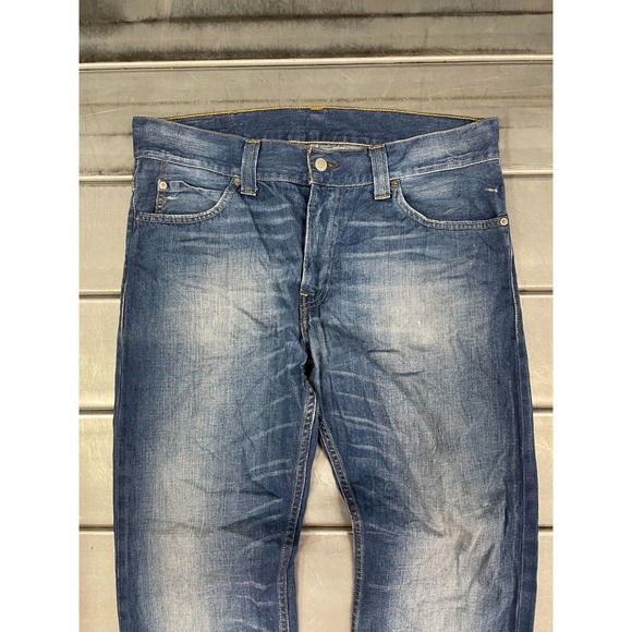 Levi's Men's Straight Jeans - Blue - Picture 2 of 16